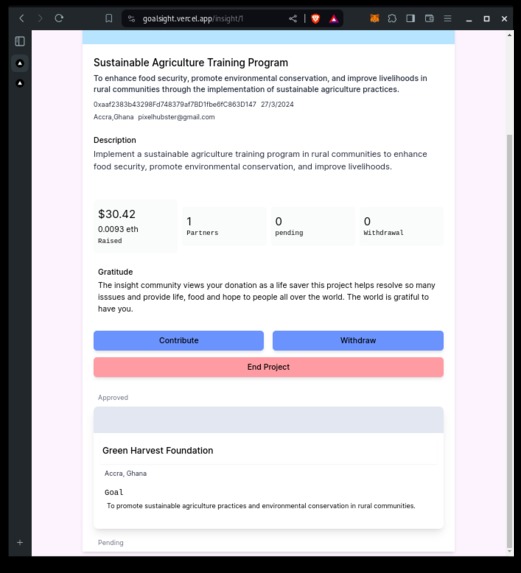 GoalSight – screenshot 1