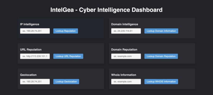 IntelGea – screenshot 1