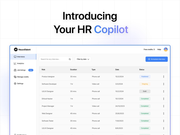 NeuraTalent – screenshot 4