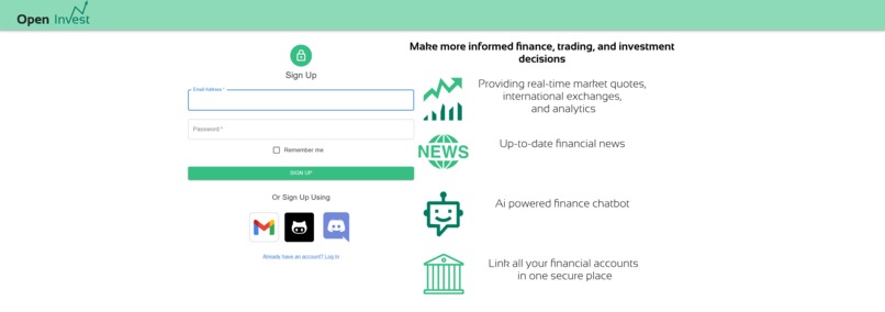 Open Invest – screenshot 2