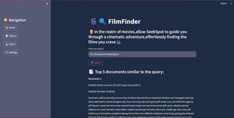 FilmFinder – screenshot 2