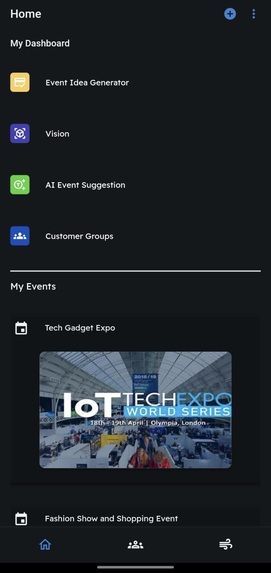 EventIQ – screenshot 2