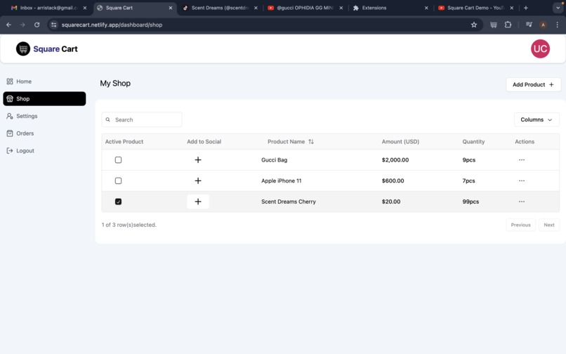 Square Cart – screenshot 6