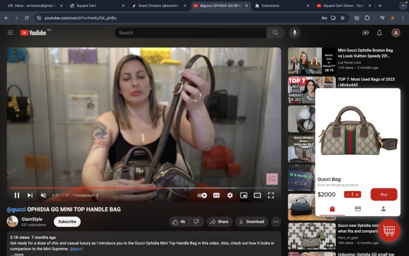 Square Cart – screenshot 2