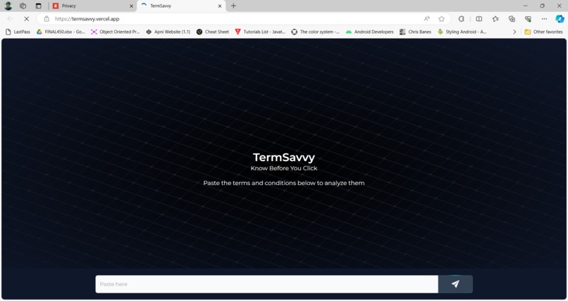 TermSavvy: Know Before You Click – screenshot 1
