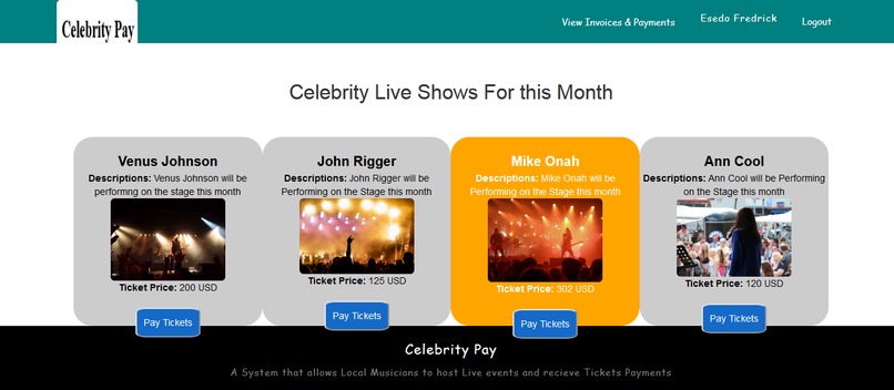 Celebrity Pay – screenshot 1