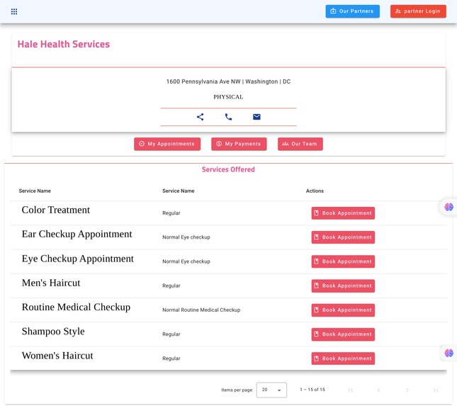Hale Health Services – screenshot 5