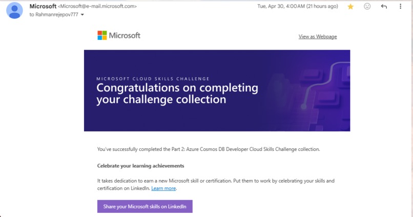 rahman_azure_cosmosdb_hackathon – screenshot 2