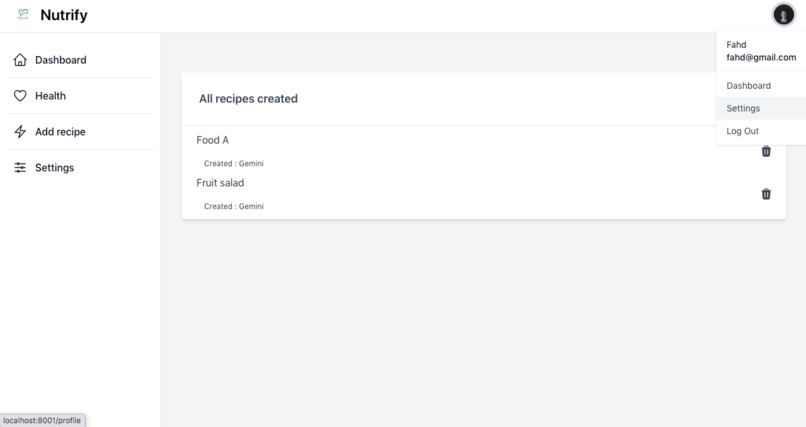 Your AI nutritionist, in your pocket. – screenshot 2