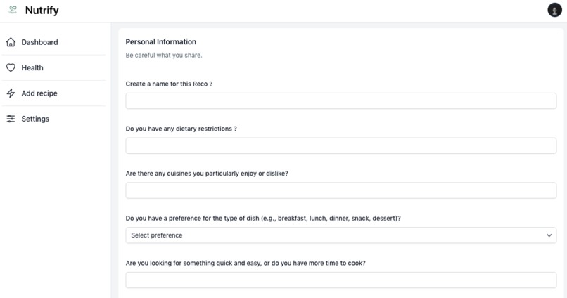Your AI nutritionist, in your pocket. – screenshot 4