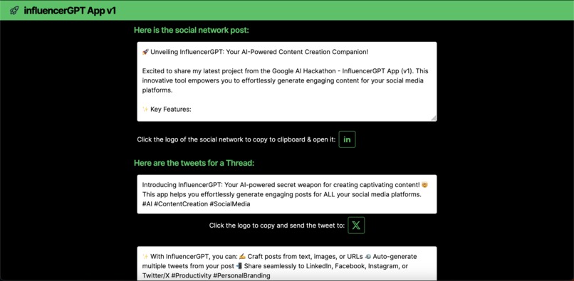 InfluencerGPT – screenshot 6