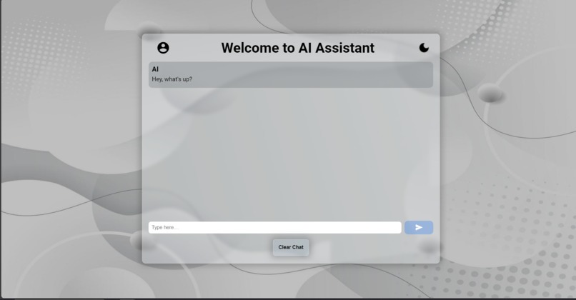 Chatbot-GeminiAI – screenshot 1