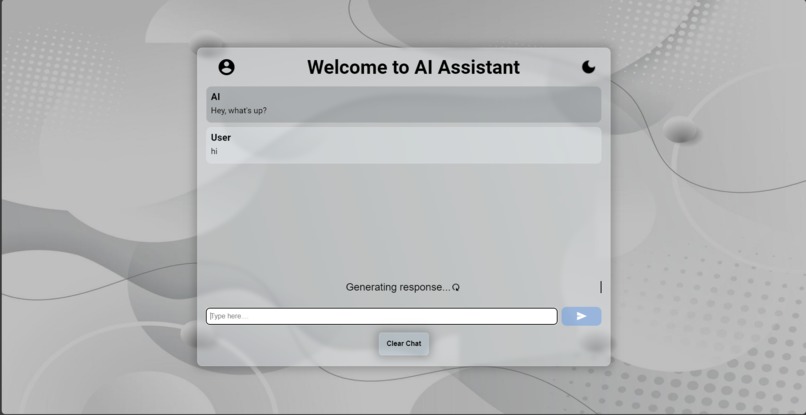Chatbot-GeminiAI – screenshot 2