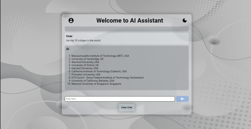 Chatbot-GeminiAI – screenshot 3