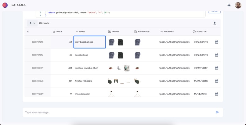 DATATALK – screenshot 5