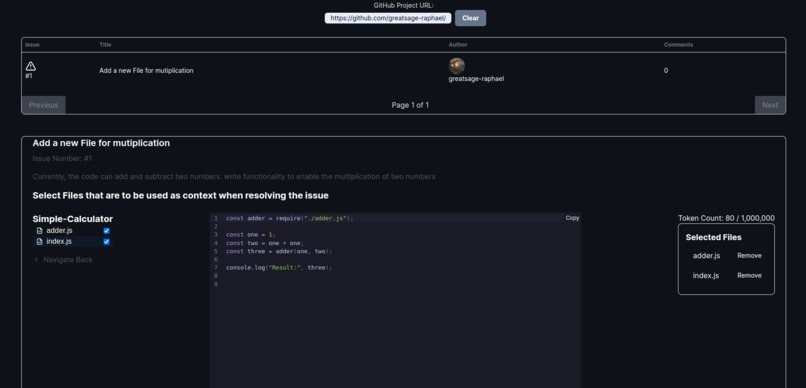 GitGen – screenshot 1