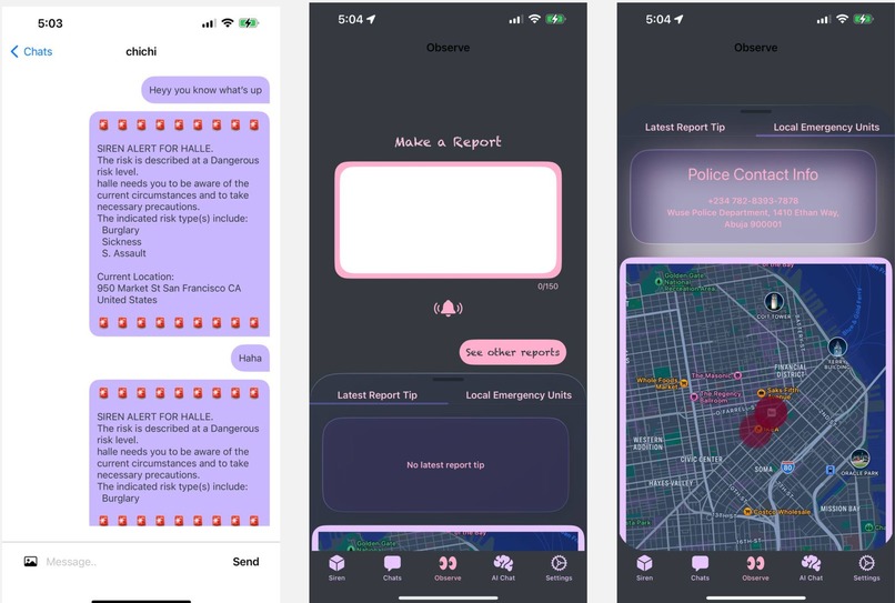 Anya Security Surveillance IOS Application – screenshot 2