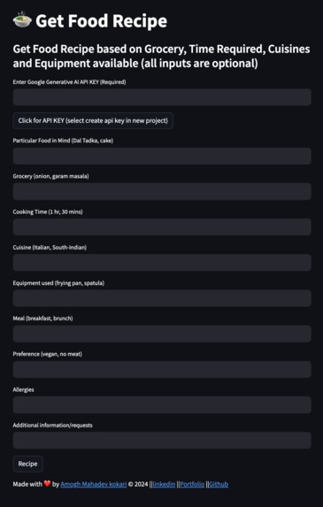 Get Food Recipe – screenshot 1