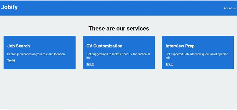 Jobify – screenshot 1