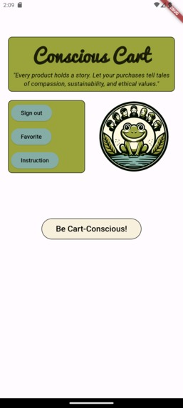 Conscious Cart – screenshot 2