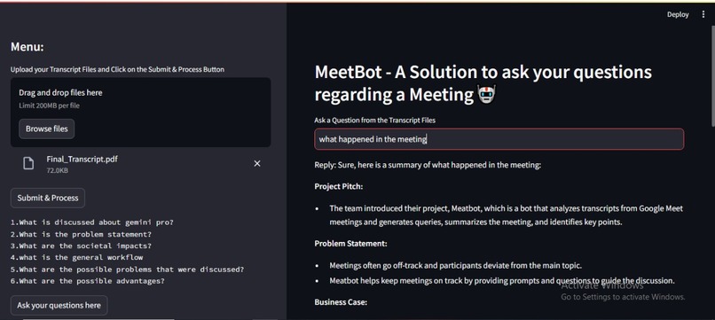 MeetBot – screenshot 1