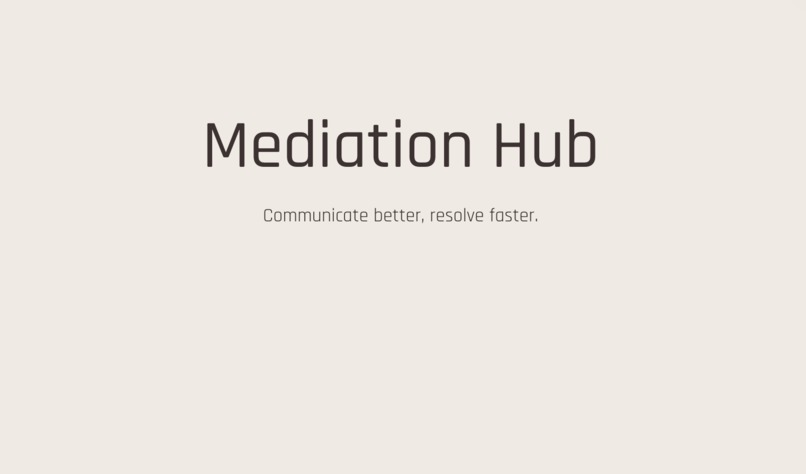 Mediation Hub – screenshot 1