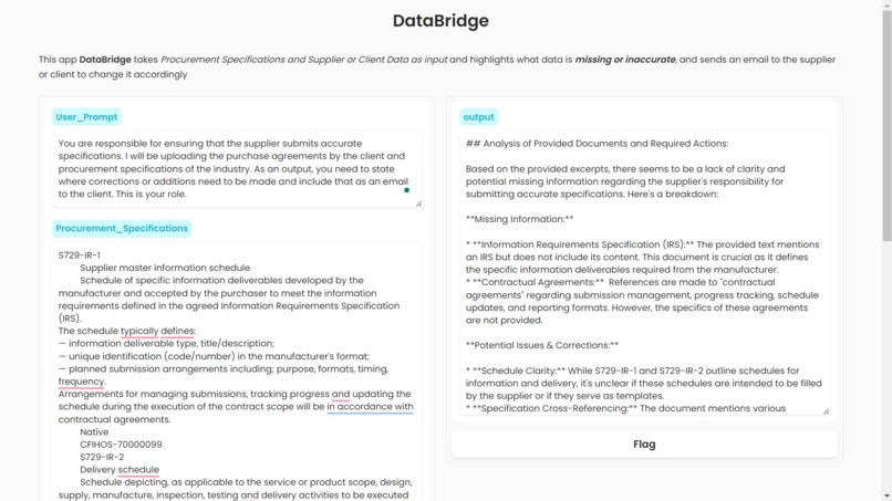 DataBridge – screenshot 2