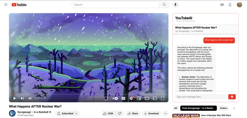 YouTubeAI – screenshot 4
