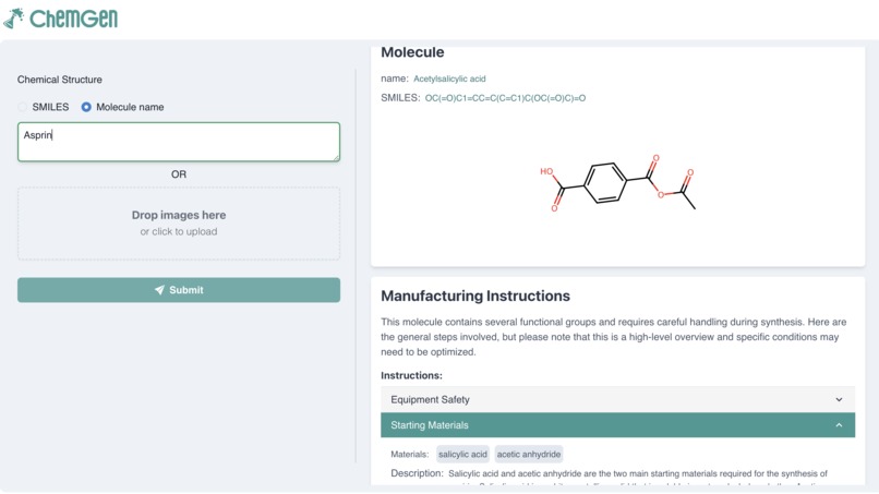 ChemGen – screenshot 1