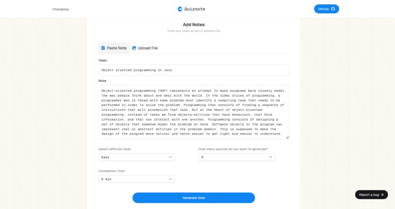 Quiznote – screenshot 3