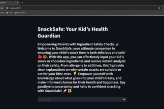 "SnackSafe: Your Kid's Health Guardian"