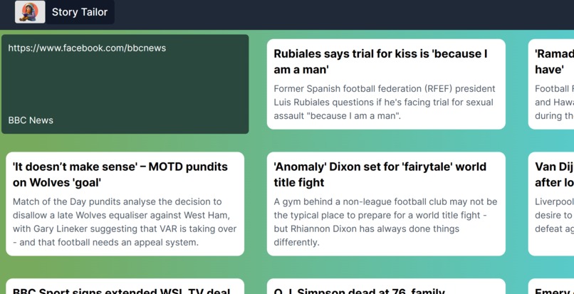 StoryTailor – screenshot 2