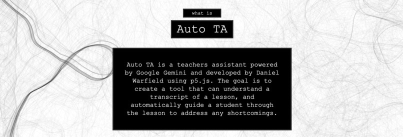 AutoTA – screenshot 1