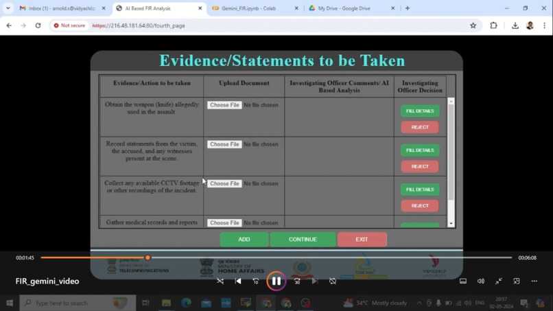 Jurisprudence: Investigation Reimagined using Gemini Pro – screenshot 5