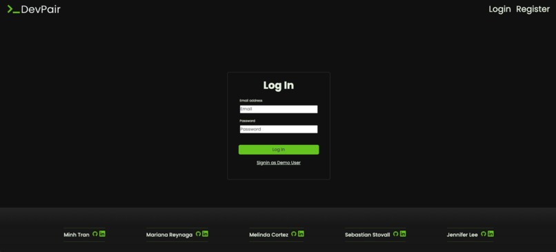 DevPair – screenshot 1