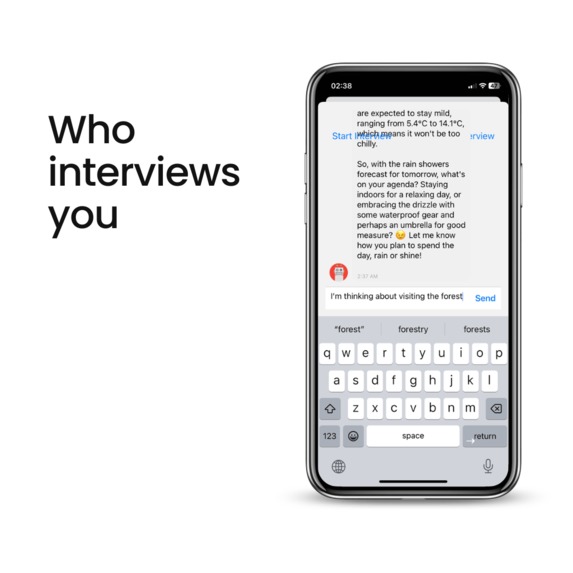 MENN -AI generated news from friends and family – screenshot 2