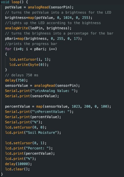 Soil moisture sensor  – screenshot 3