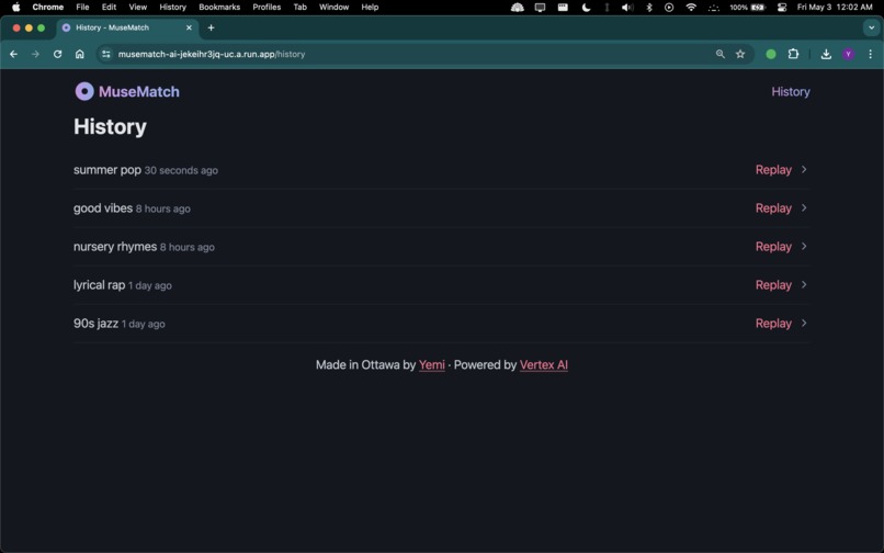 MuseMatch AI Music Player – screenshot 4