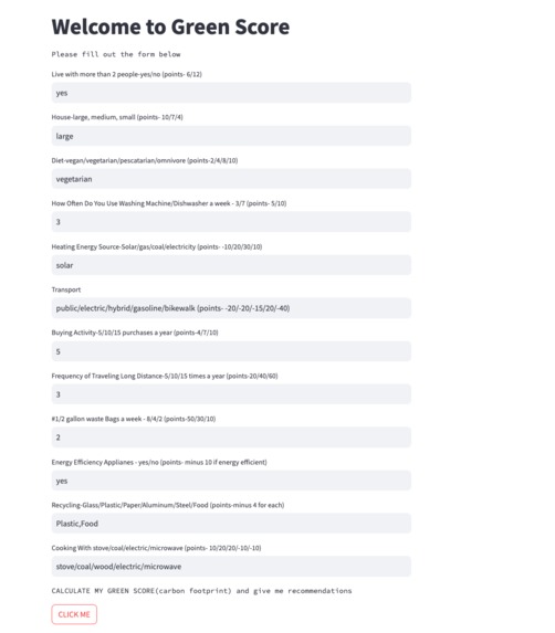 Carbon Footprint Management using Gemini – screenshot 3