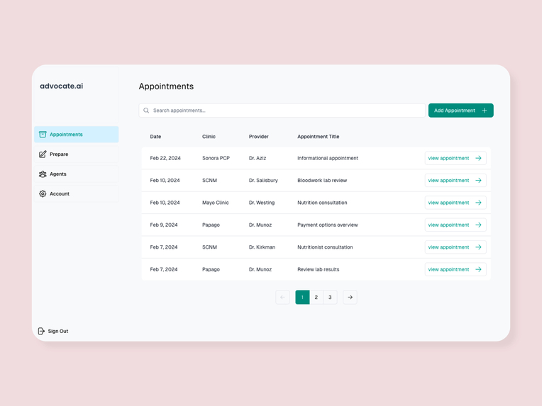 advocate.ai – screenshot 2