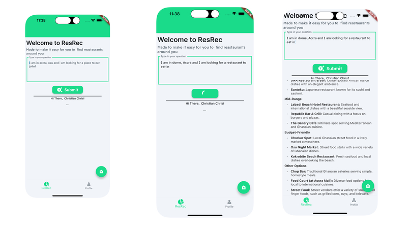 ResRec – screenshot 1