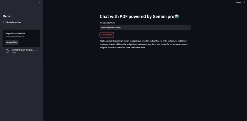 ChattyPDF - Emphasizes the conversational aspect with PDFs. – screenshot 1