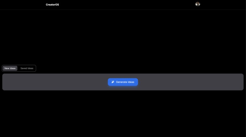 CreatorOS – screenshot 1