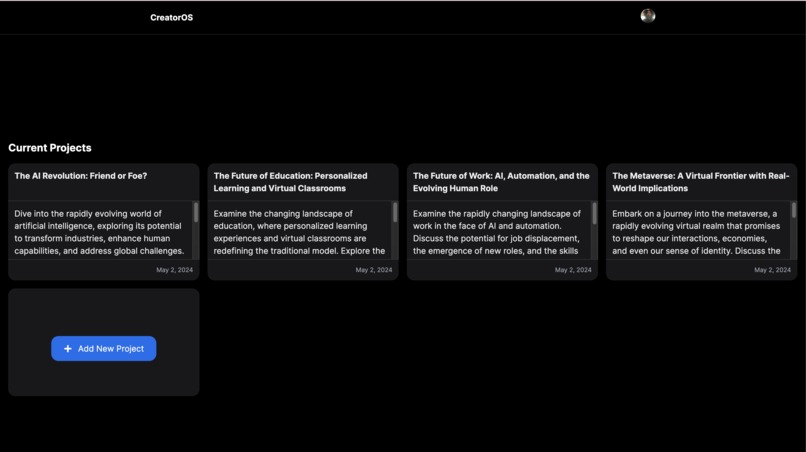 CreatorOS – screenshot 5