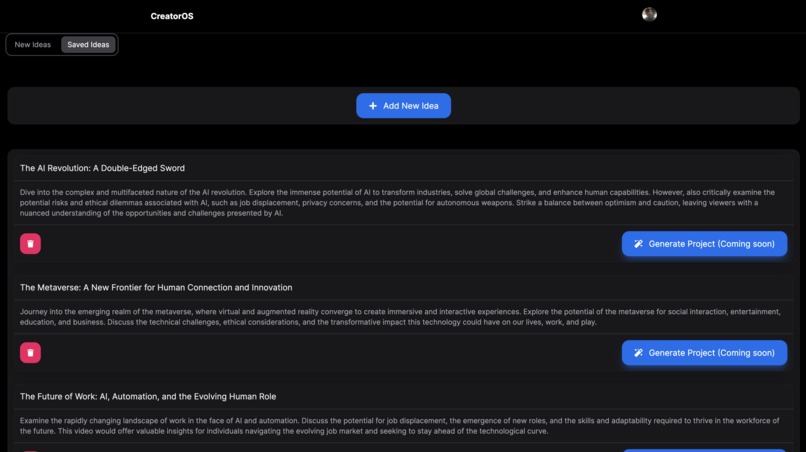 CreatorOS – screenshot 7