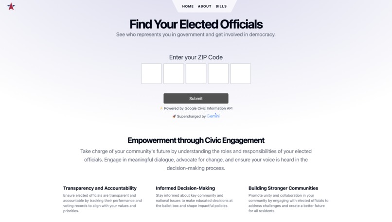 My Elected Officials  – screenshot 1