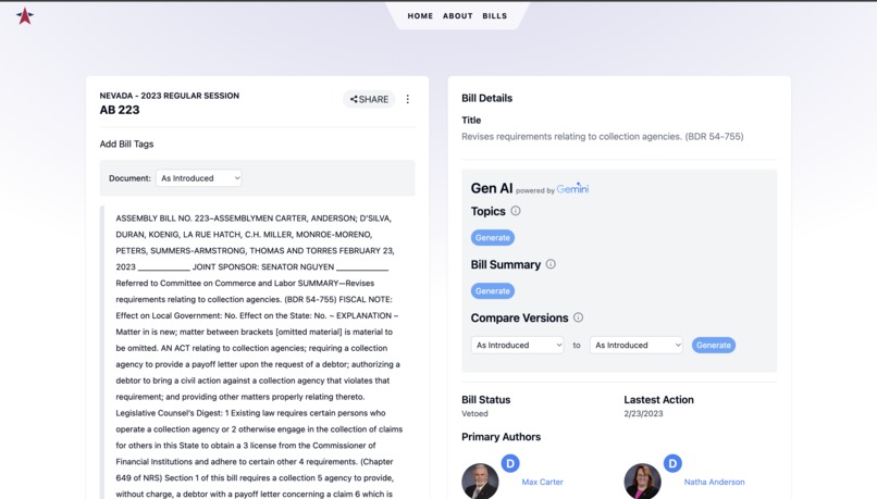 My Elected Officials  – screenshot 4