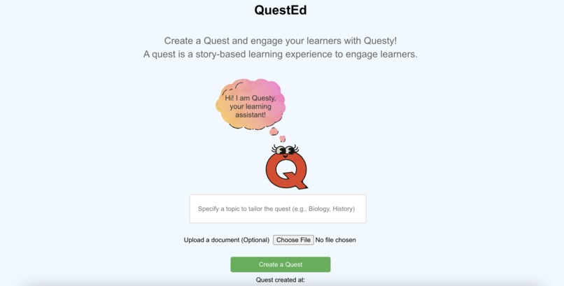 QuestEd – screenshot 2