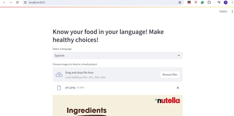 Your nutrition friend! – screenshot 1
