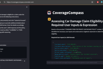 CoverageCompass - Navigating Insurance with AI